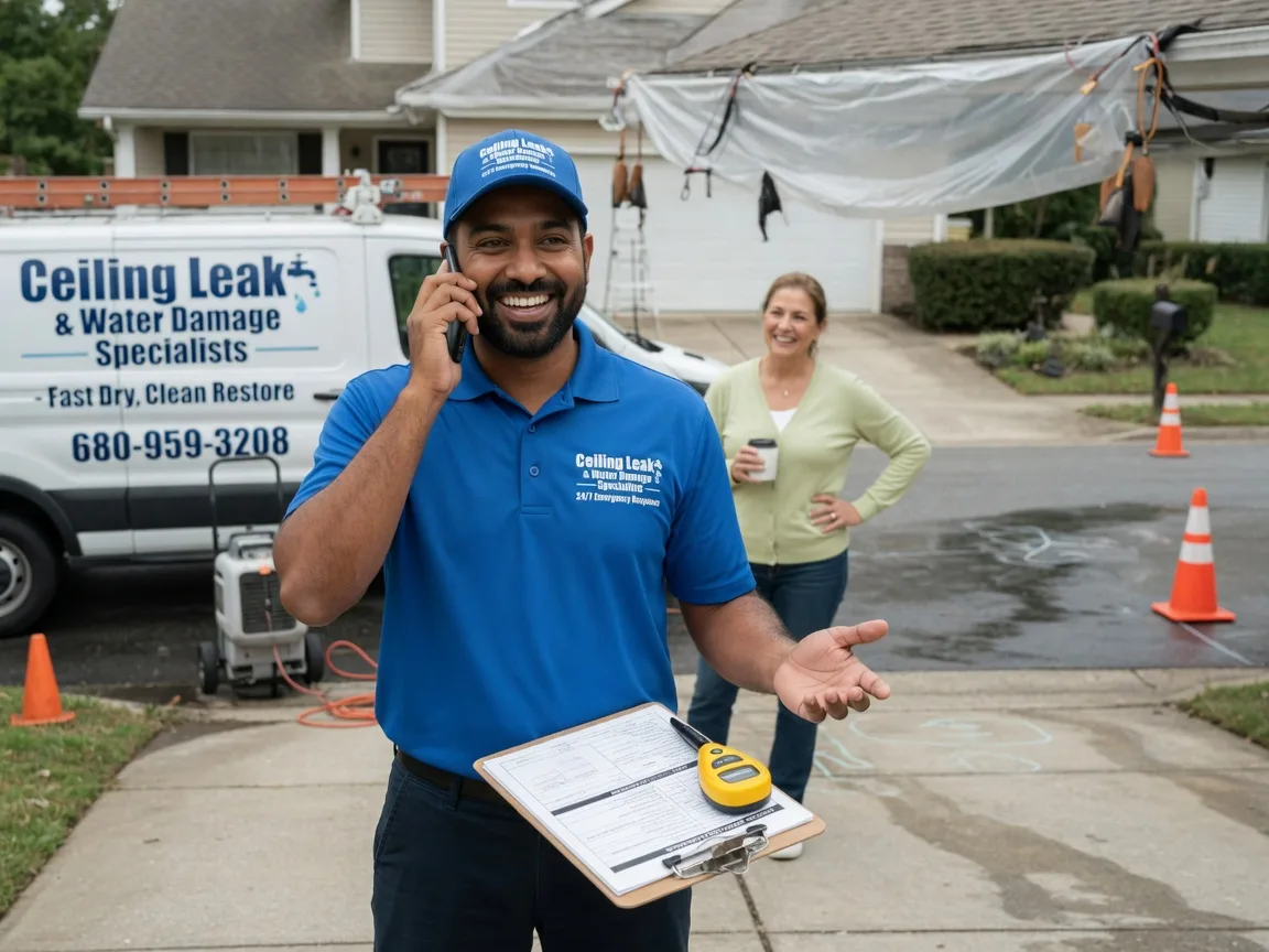 Ceiling Leak Cleanup Mapleton, ND FAQs